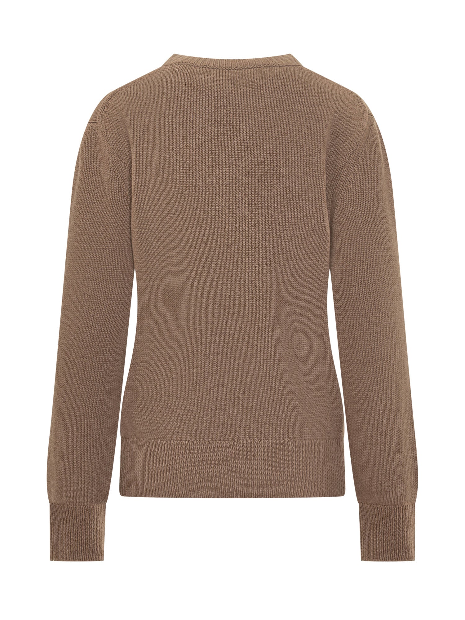 Brown Sweater With Knight Logo Burberry – Гарантія оригінальності – вид ззаду