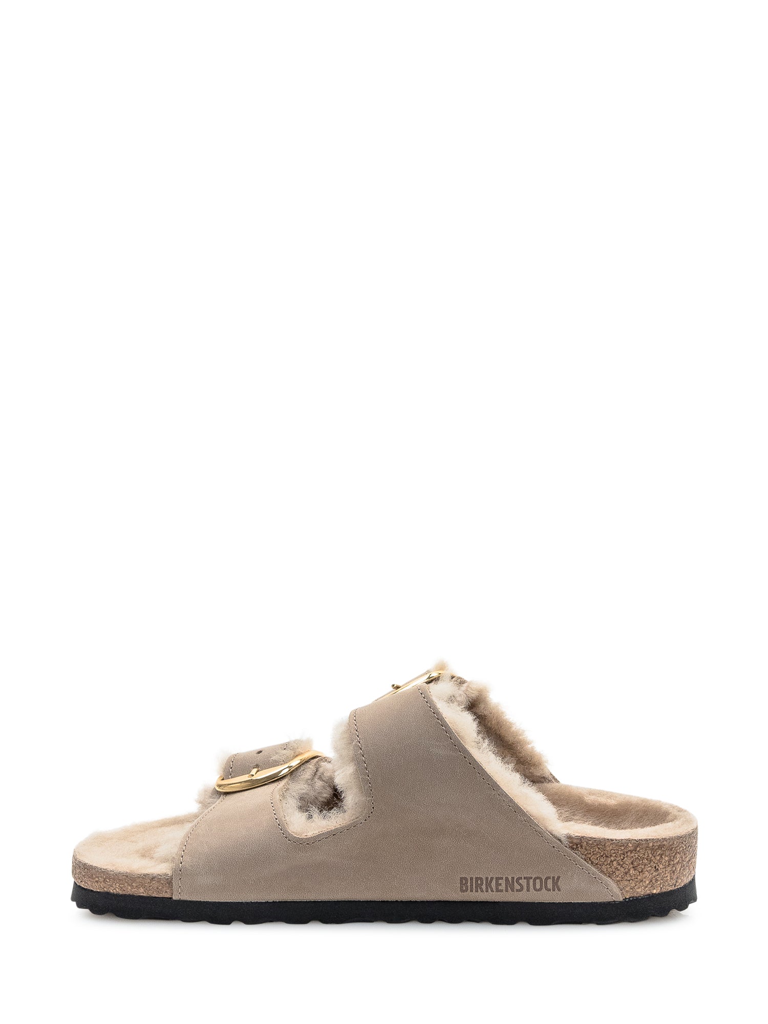 Arizona Shearling Sandals With Gold Buckle Birkenstock – Гарантія оригінальності – збільшений вид