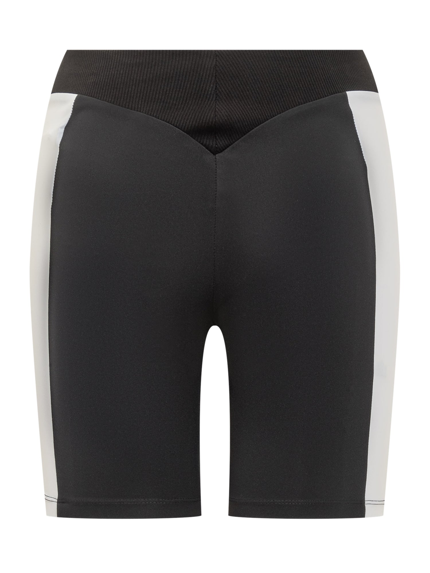 Оригінальна Black Cycling Shorts With Side Print Off-white – вид ззаду