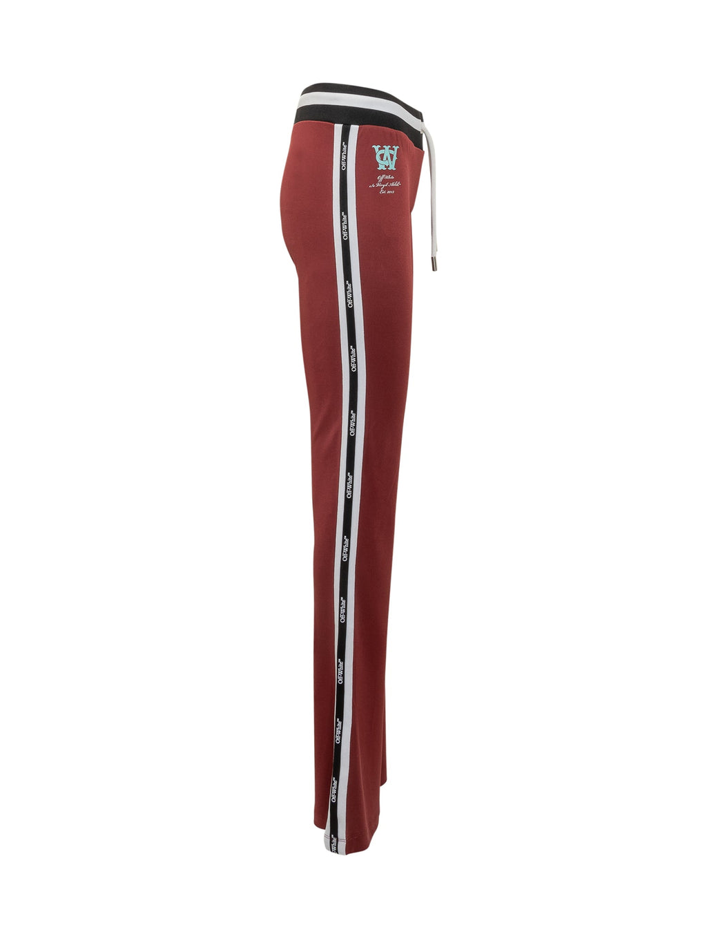 Red Flared Trousers With Drawstring Off-white – Гарантія оригінальності – вид ззаду