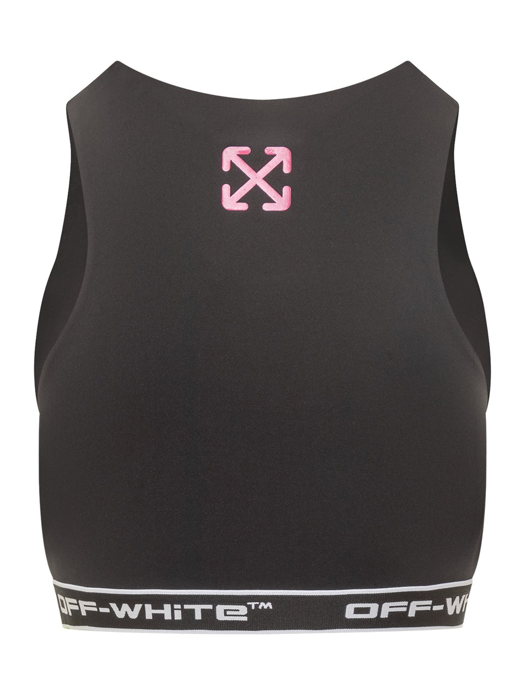 Оригінальна Black Cut Out Top With Logo Off-white – вид ззаду