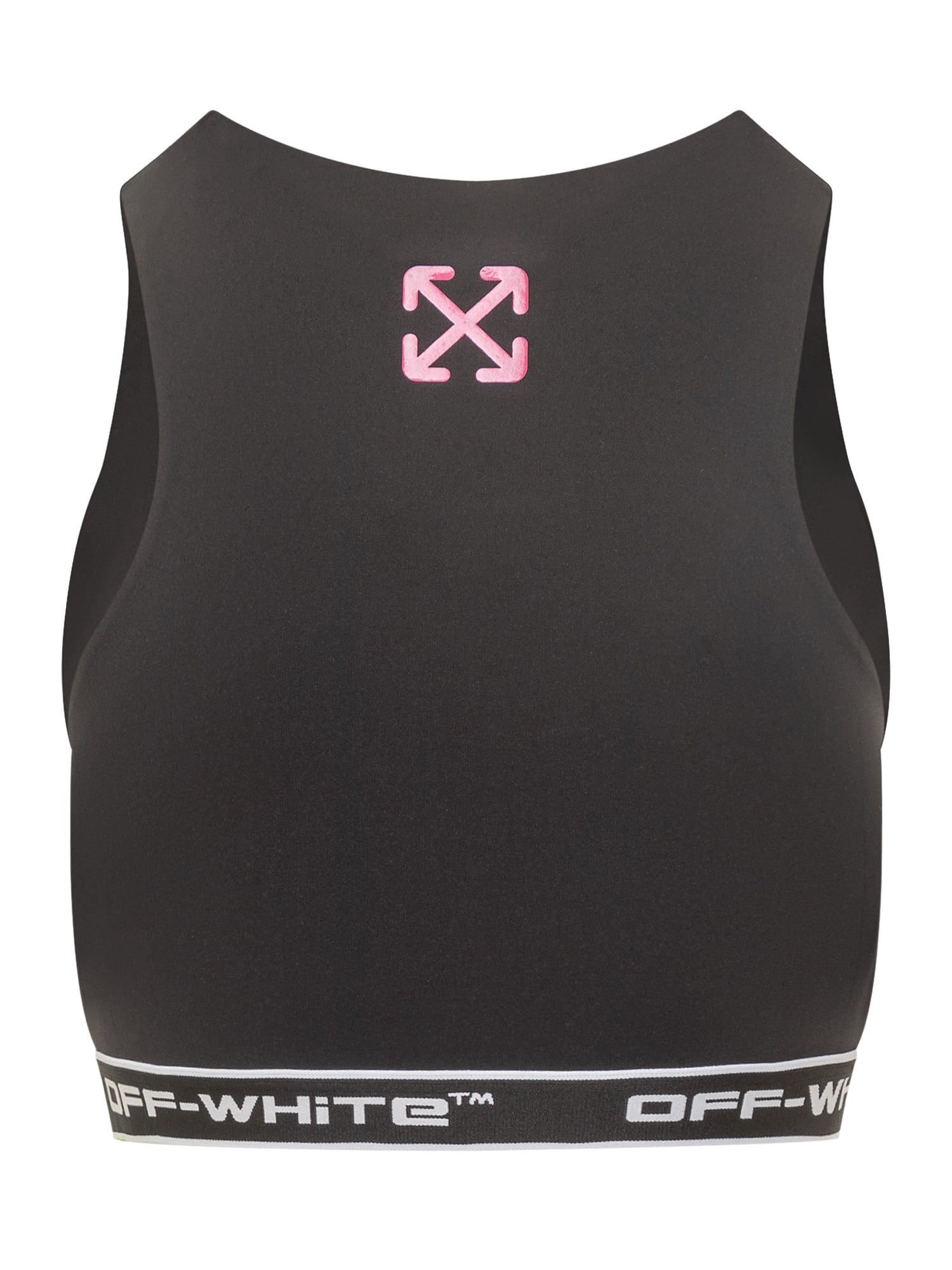 Оригінальна Black Cut Out Top With Logo Off-white – вид ззаду