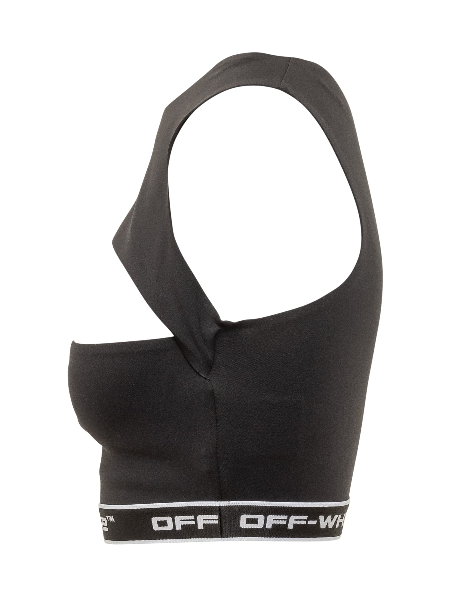 Оригінальна Black Cut Out Top With Logo Off-white – детальний вид