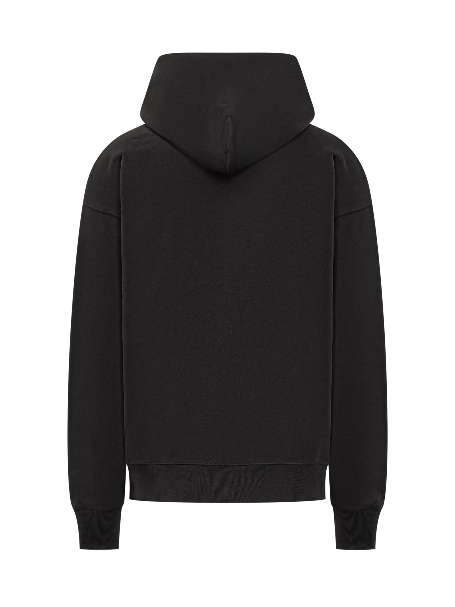 Оригінальна Black Hoodie With Artistic Print Off-white – вид ззаду