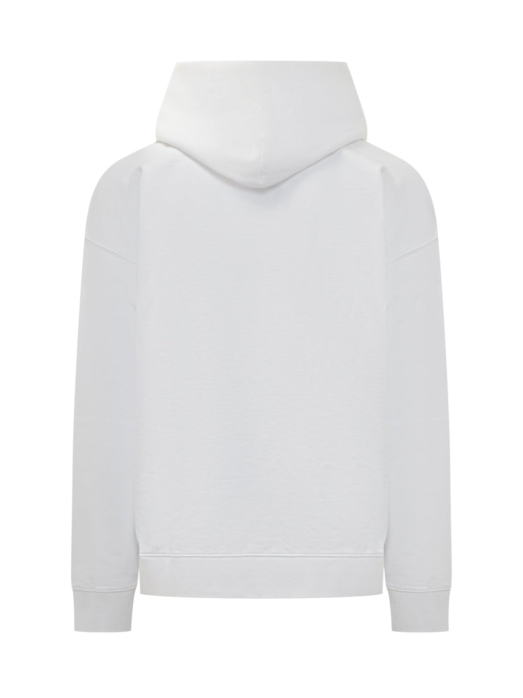 White Hoodie With Logo Print Off-white оригінал – Купити в Україні – вид ззаду