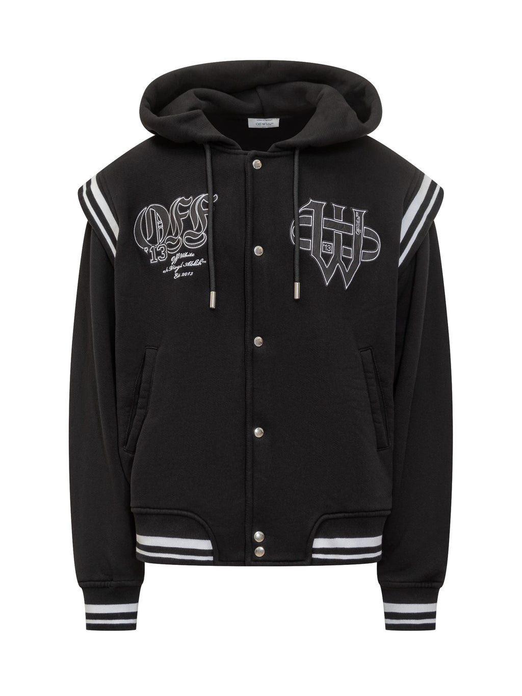 Gothic Varsity Hoodie Off-white оригінал – Купити в Україні – боковий вид