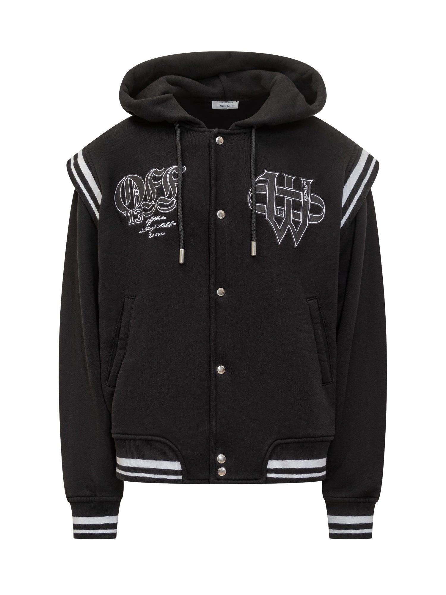 Gothic Varsity Hoodie Off-white оригінал – Купити в Україні – боковий вид