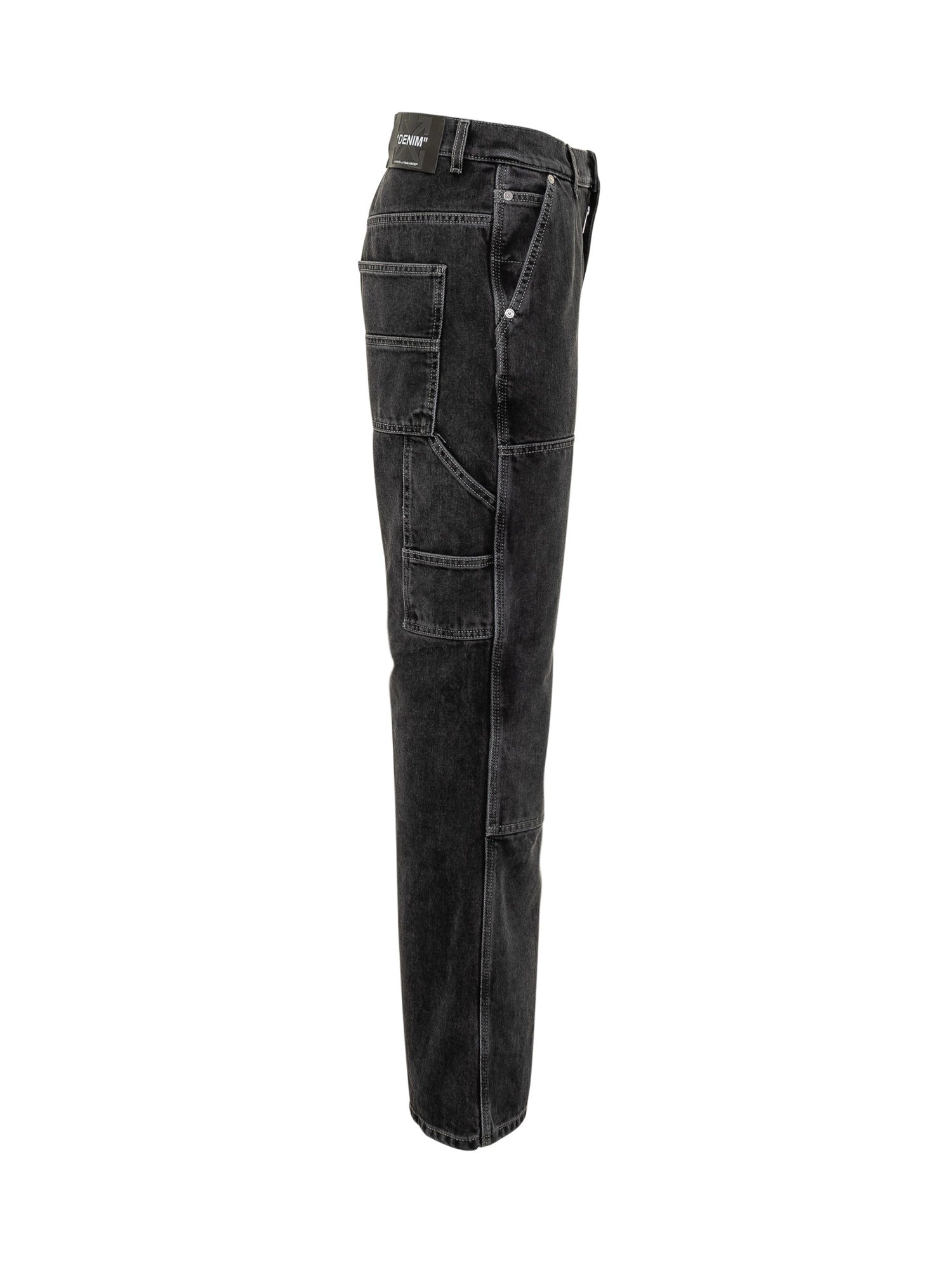 Black Wide-Leg Jeans Off-White Off-white оригінал – Купити в Україні – детальний вид