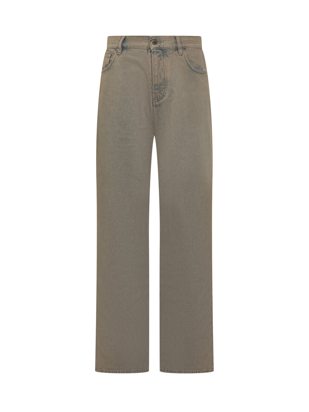 Grey Wide Leg Jeans Vintage Effect Amiri оригінал – Купити в Україні – боковий вид
