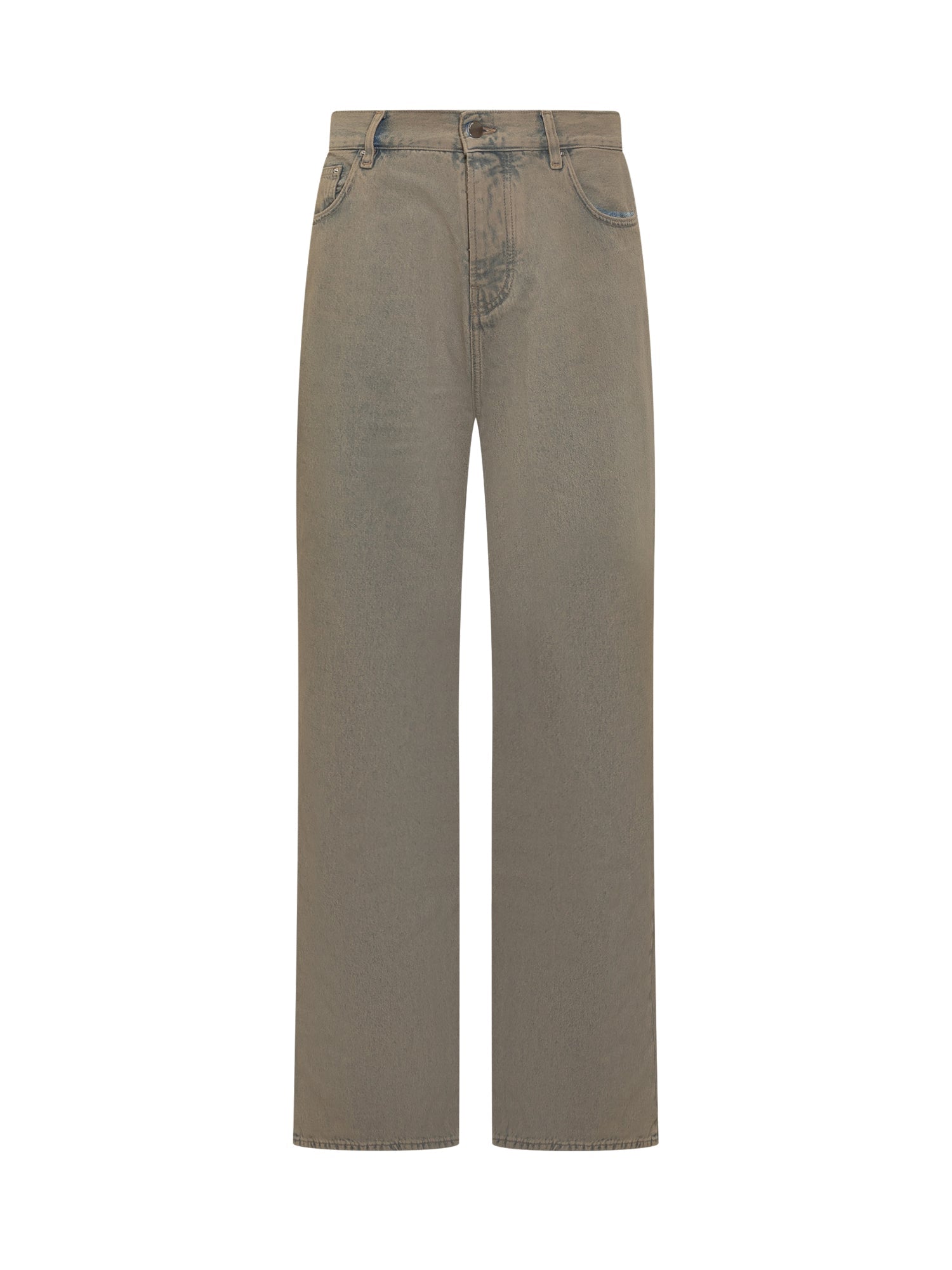 Grey Wide Leg Jeans Vintage Effect Amiri оригінал – Купити в Україні – боковий вид