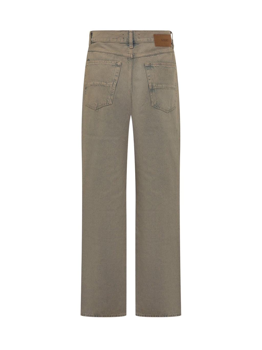 Grey Wide Leg Jeans Vintage Effect Amiri оригінал – Купити в Україні – вид ззаду