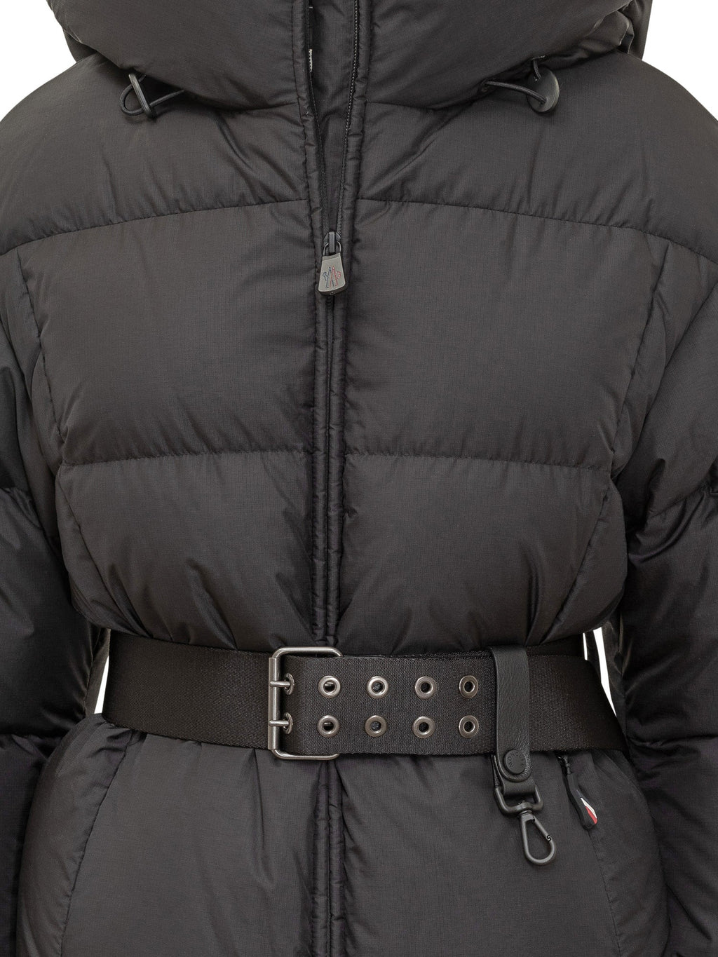 Black Down Jacket With Belt Moncler оригінал – Купити в Україні – збільшений вид