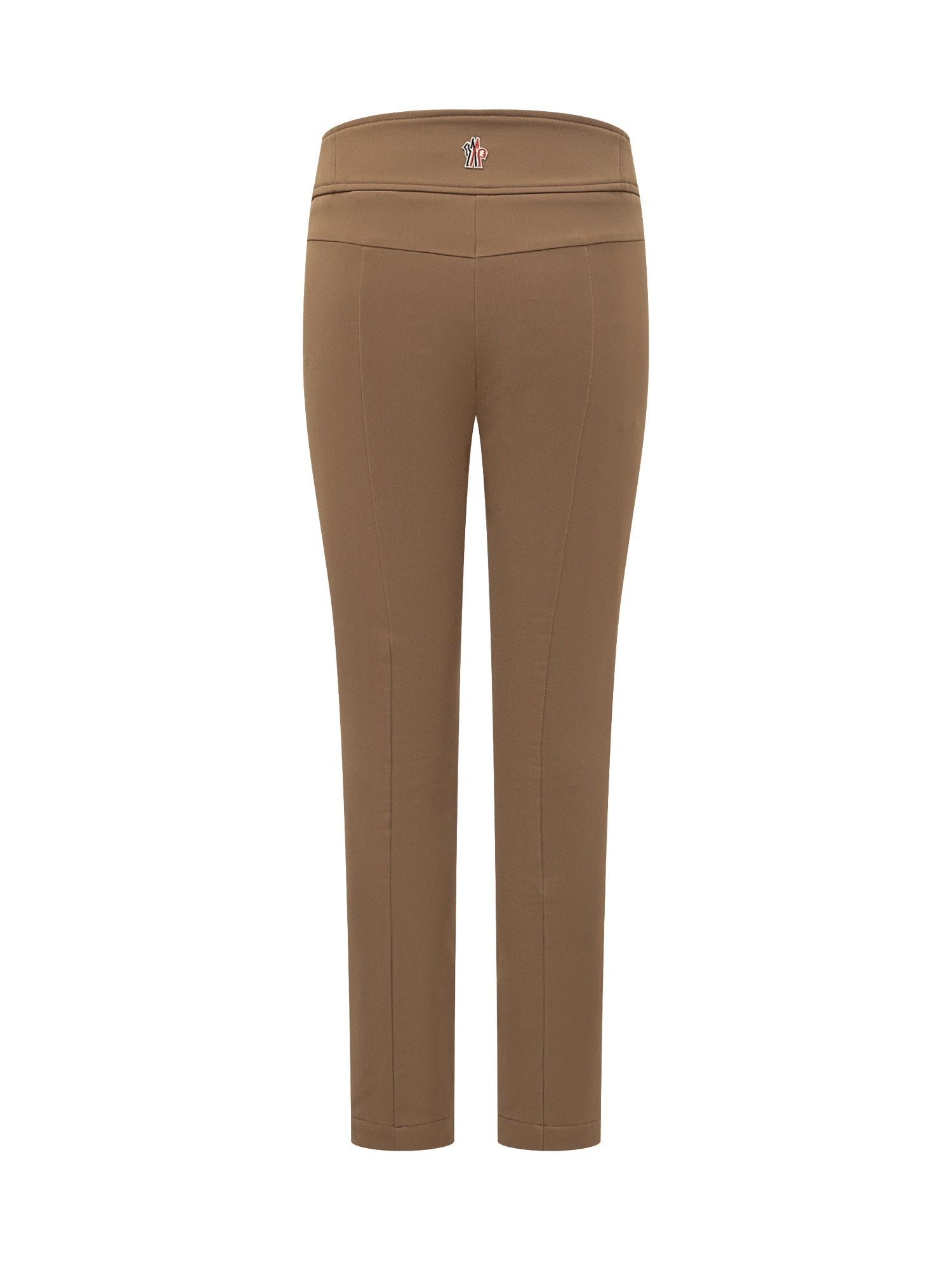 Brown Slim Fit Pants Moncler – Гарантія оригінальності – вид ззаду