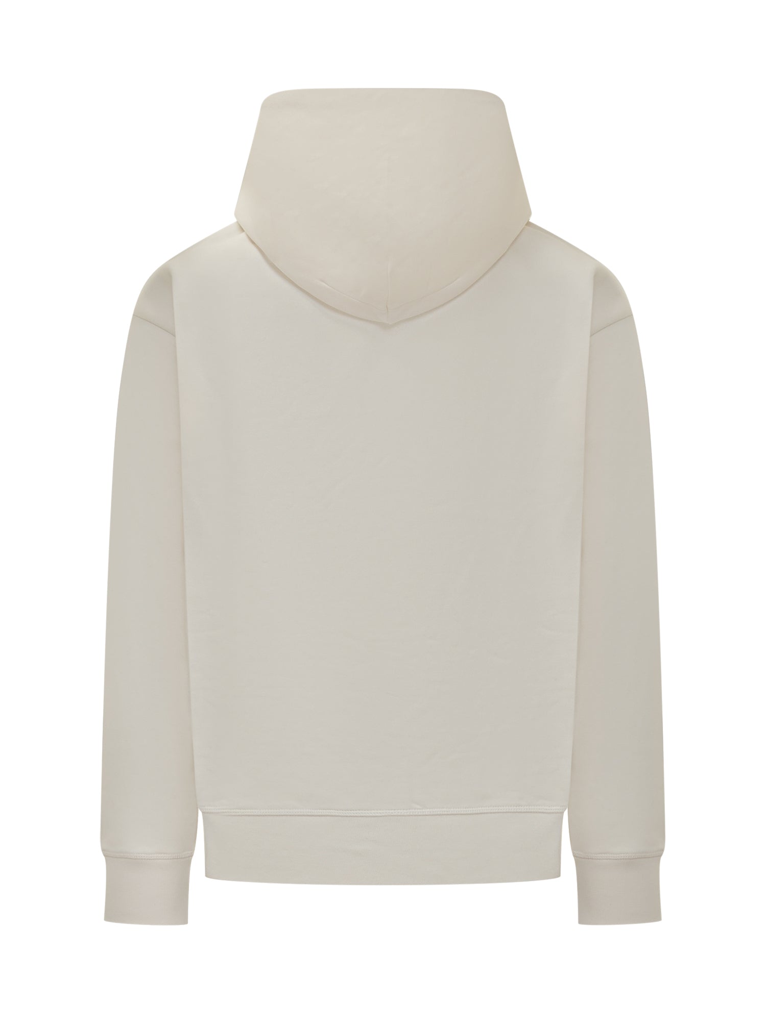 Оригінальна White Hoodie For Men Moncler – вид ззаду
