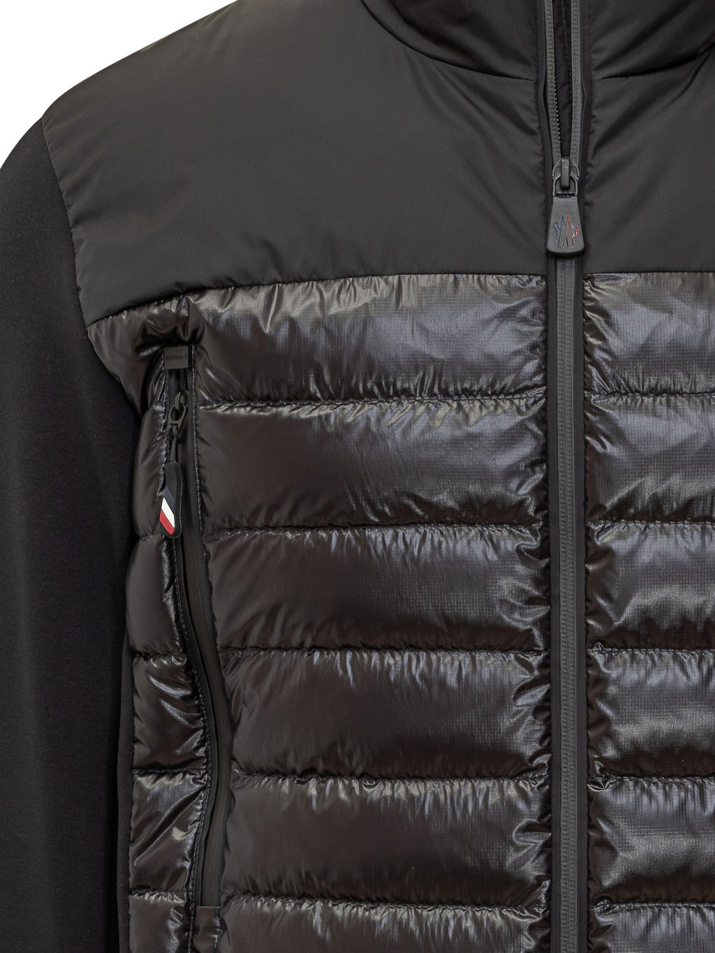 Black Zip-Up Cardigan Moncler Grenoble Moncler оригінал – Купити в Україні – збільшений вид