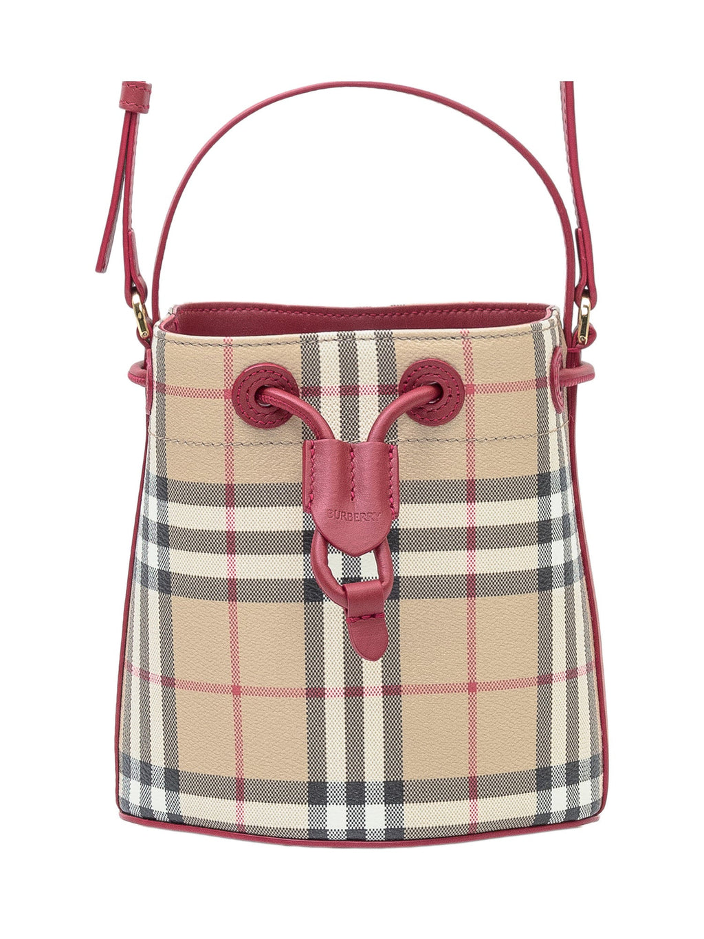 Checked Bucket Bag Burberry оригінал – Купити в Україні – боковий вид