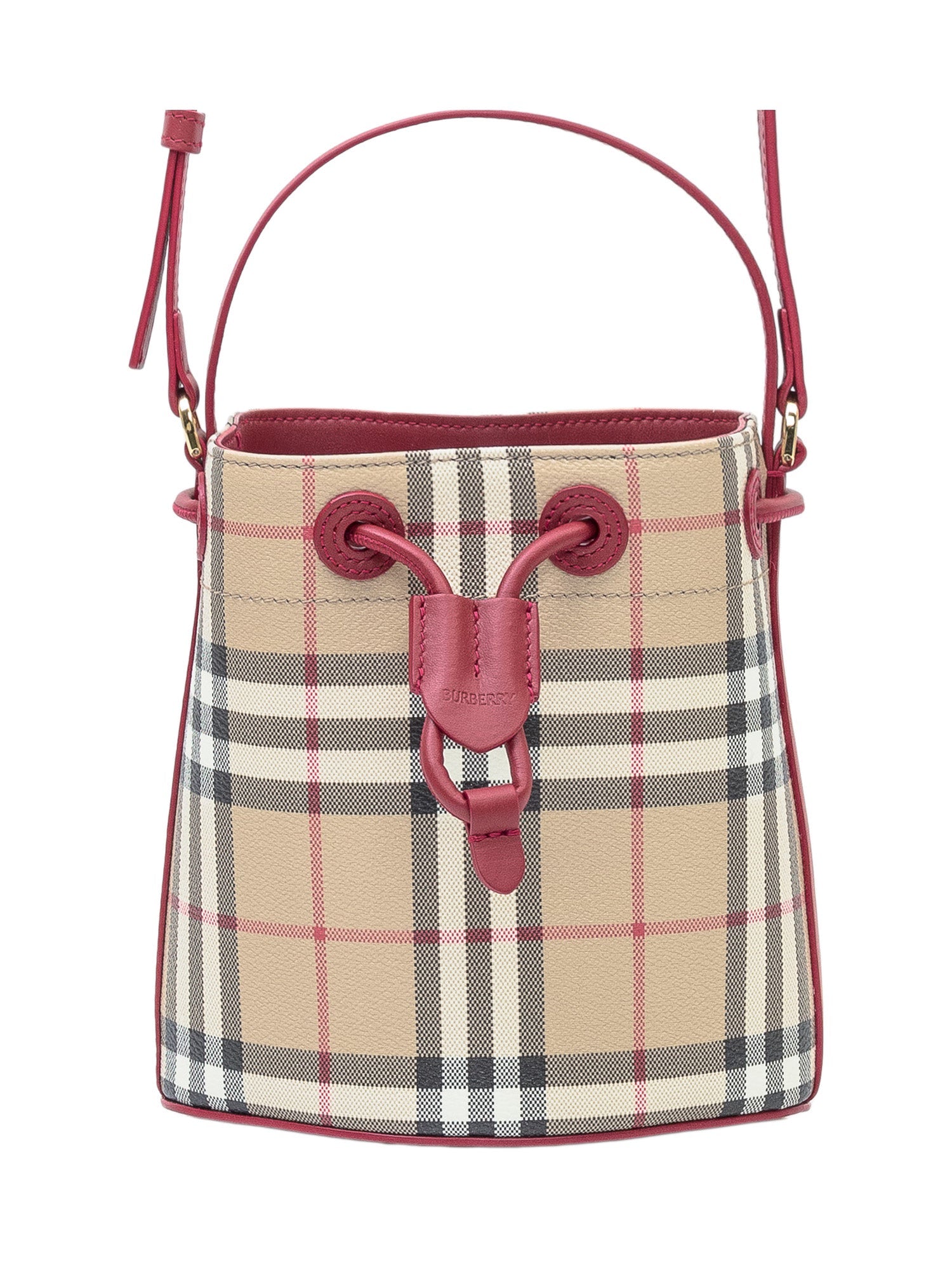 Checked Bucket Bag Burberry оригінал – Купити в Україні – боковий вид