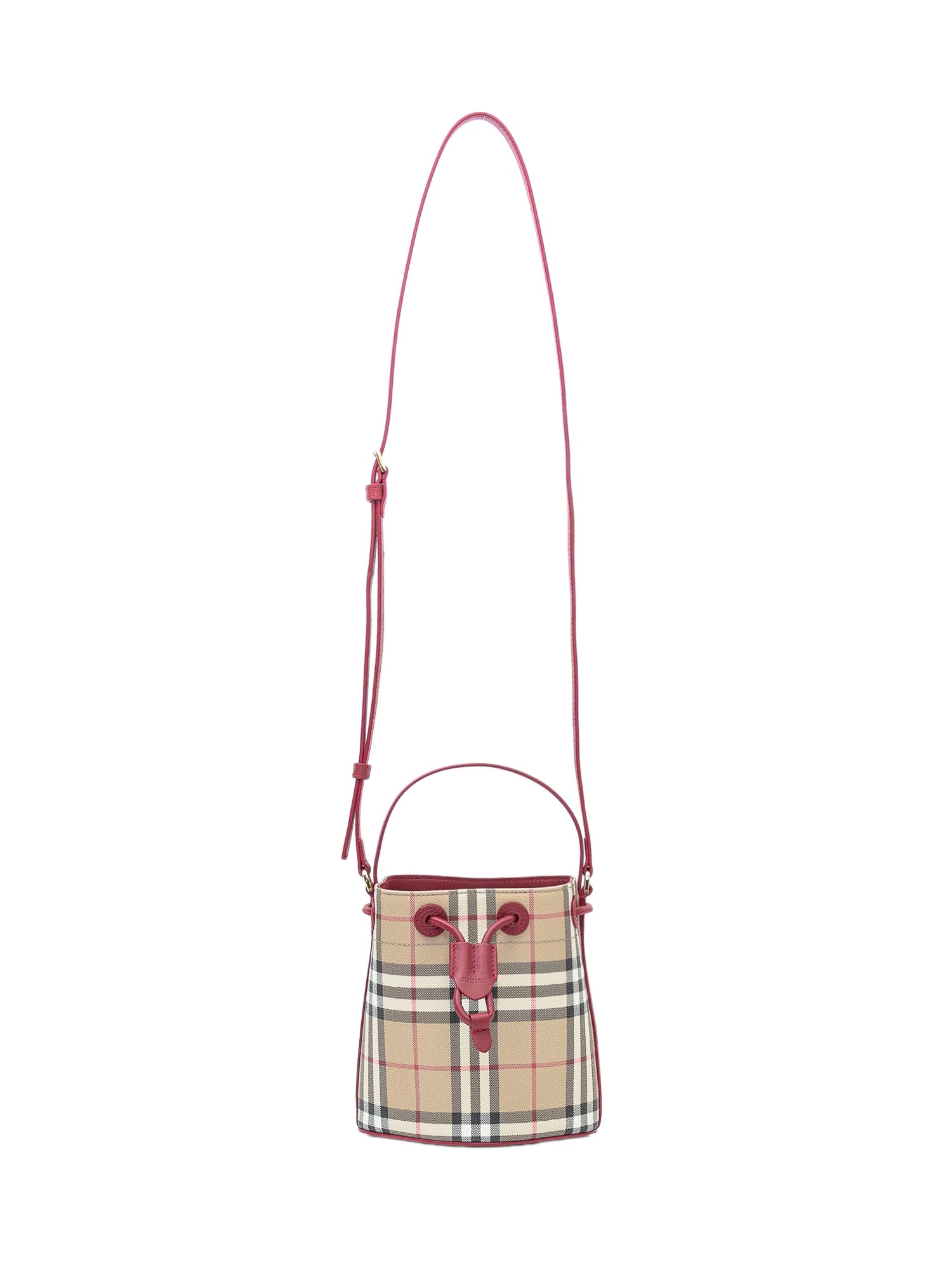 Checked Bucket Bag Burberry оригінал – Купити в Україні – вид ззаду