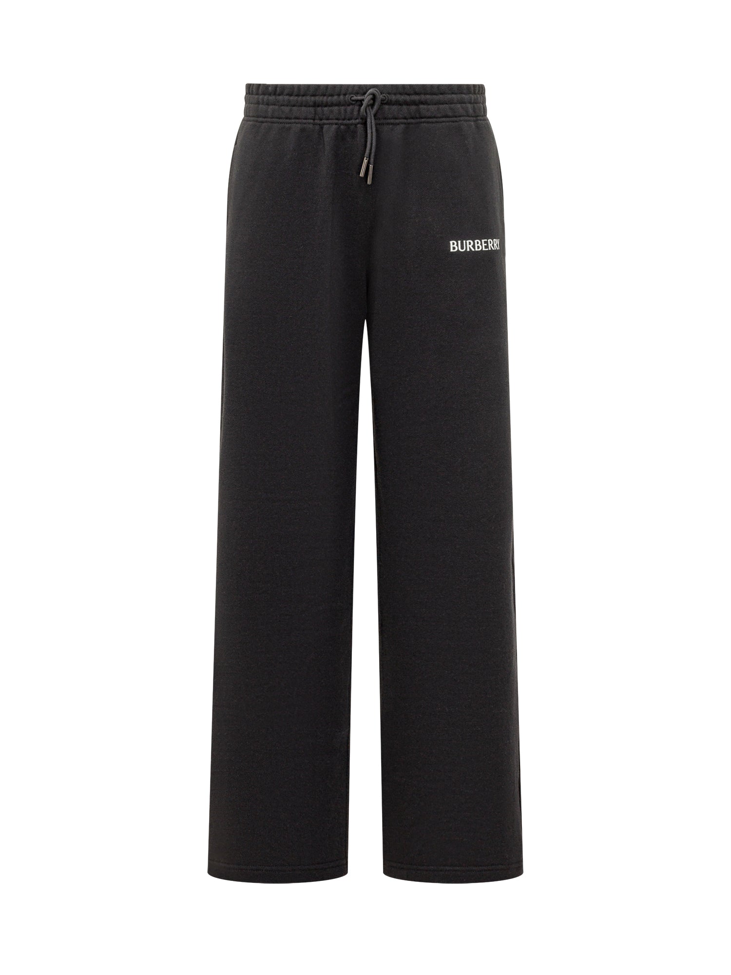 Wide-Leg Pants With Logo Embroidery Burberry – Гарантія оригінальності – боковий вид