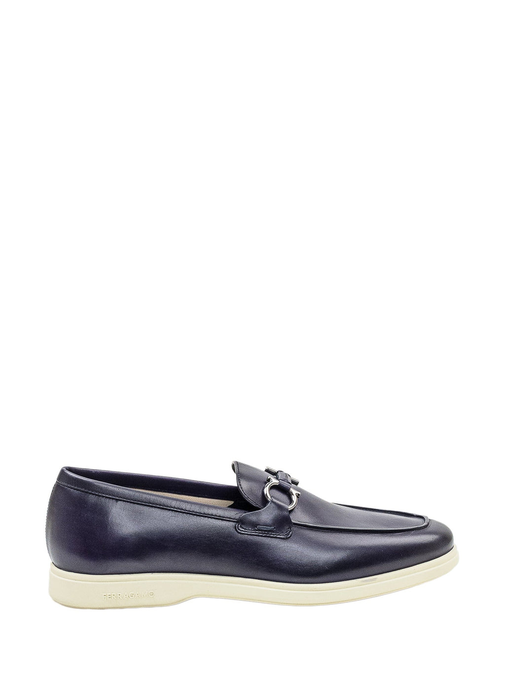 Loafers With Metal Buckle Salvatore ferragamo – Гарантія оригінальності – боковий вид