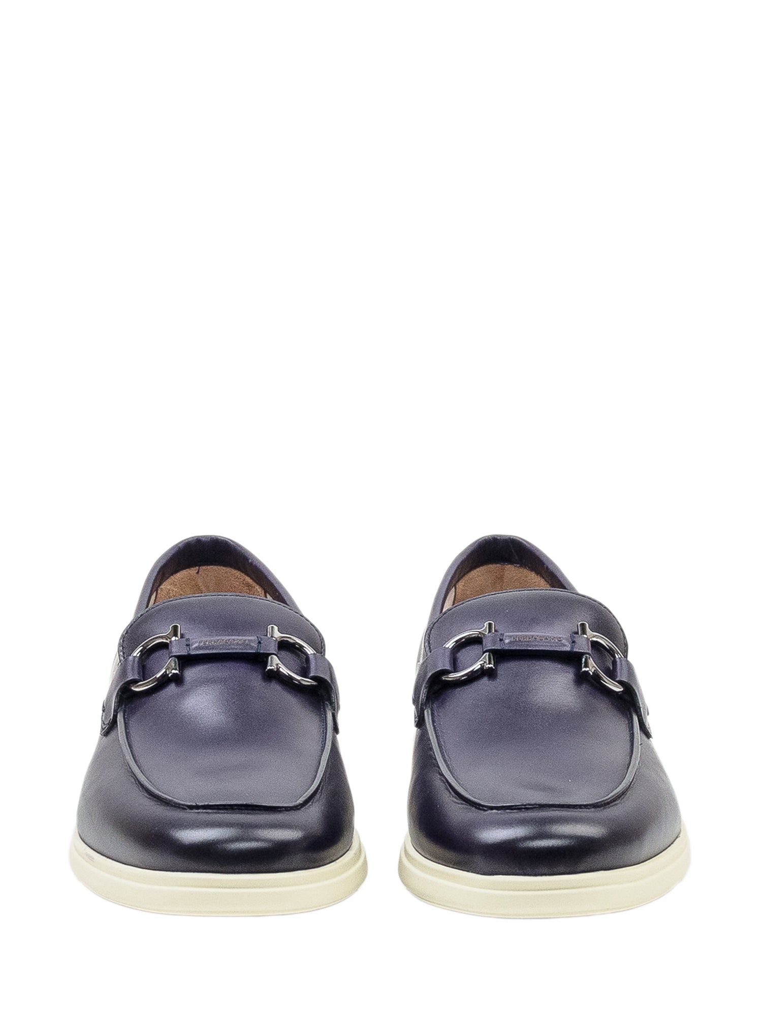 Loafers With Metal Buckle Salvatore ferragamo – Гарантія оригінальності – вид ззаду