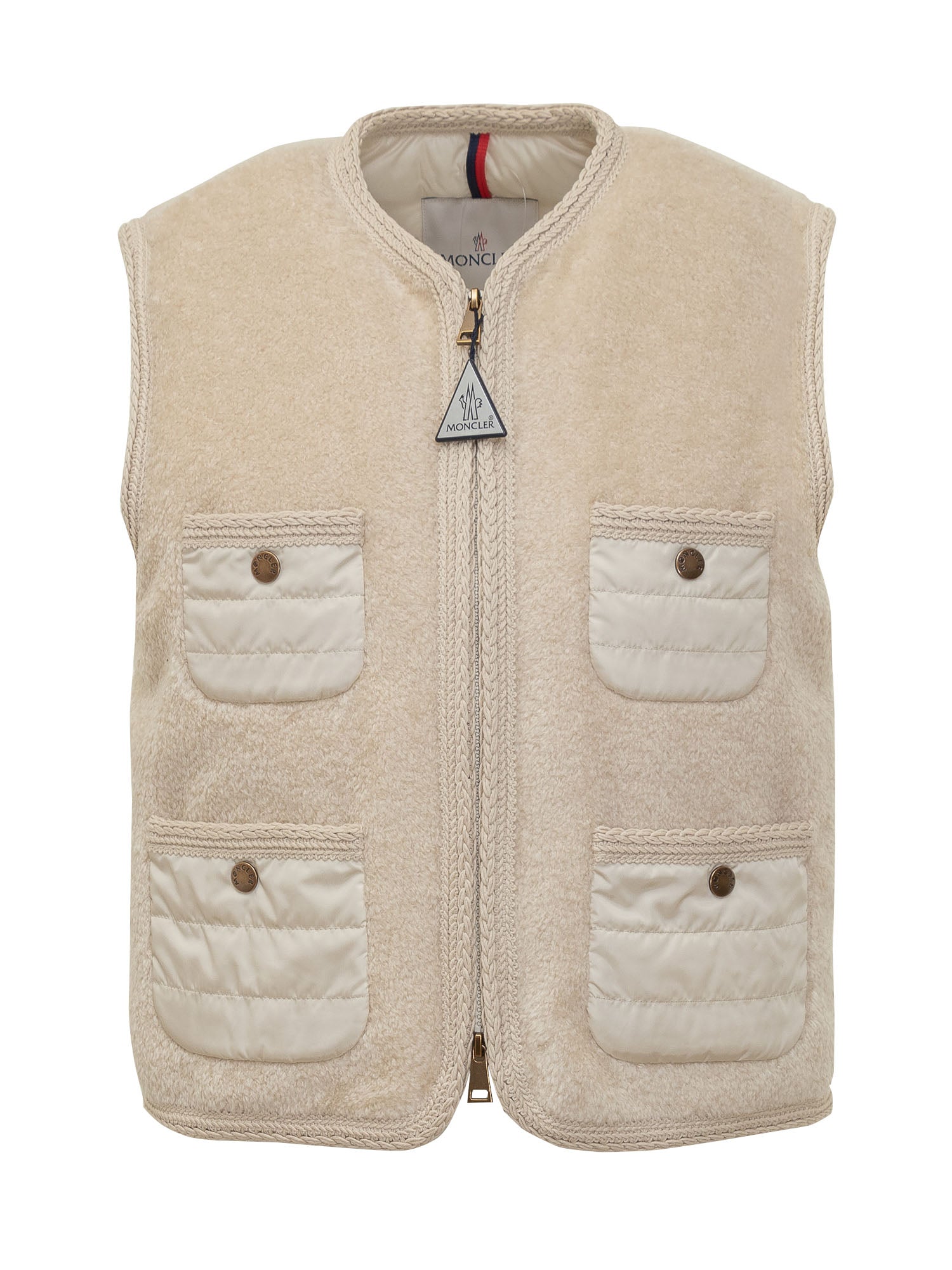 Mimosas Padded Vest Moncler оригінал – Купити в Україні – боковий вид