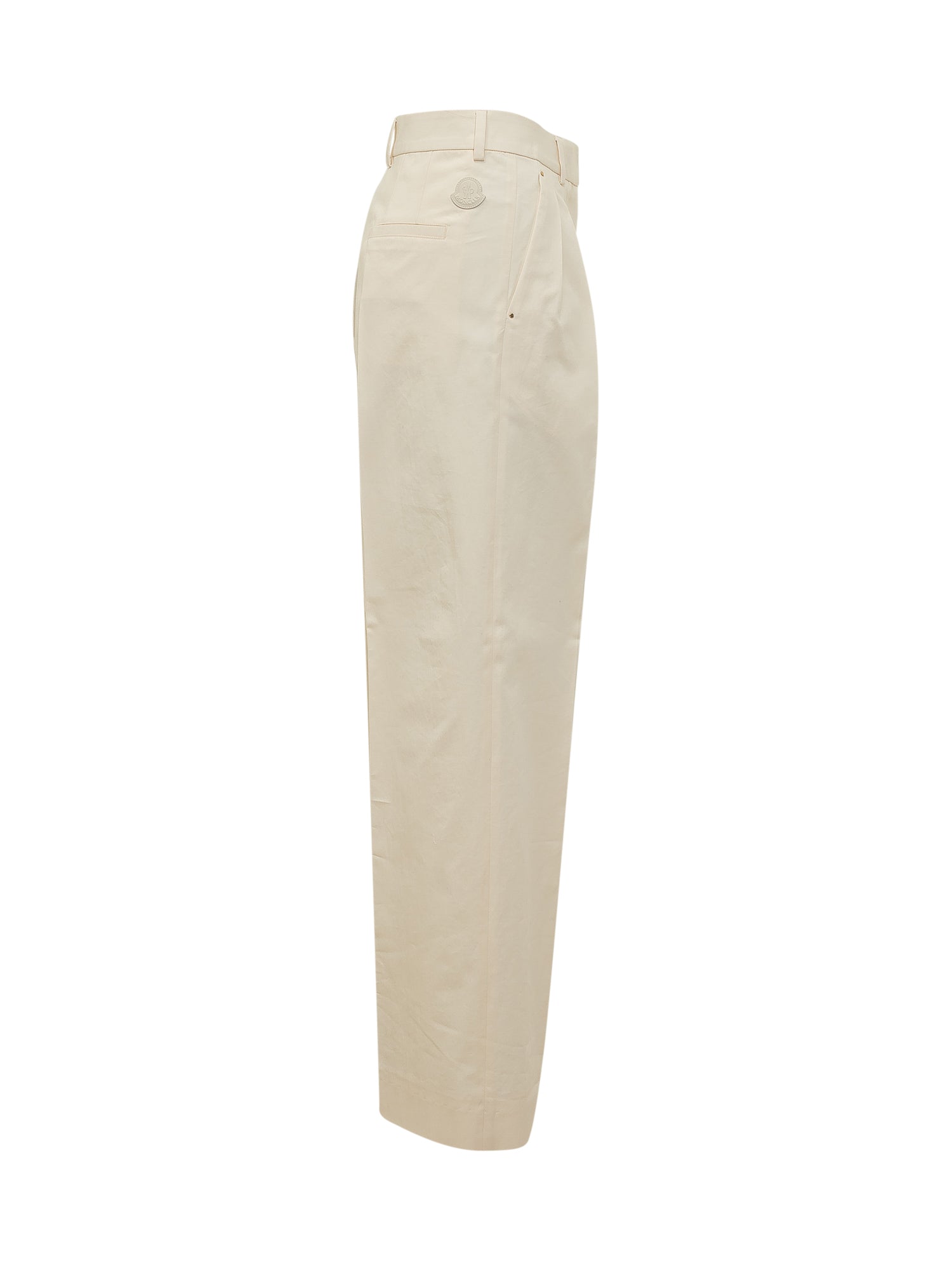 Wide-Leg Tailored Trousers Moncler – Гарантія оригінальності – детальний вид