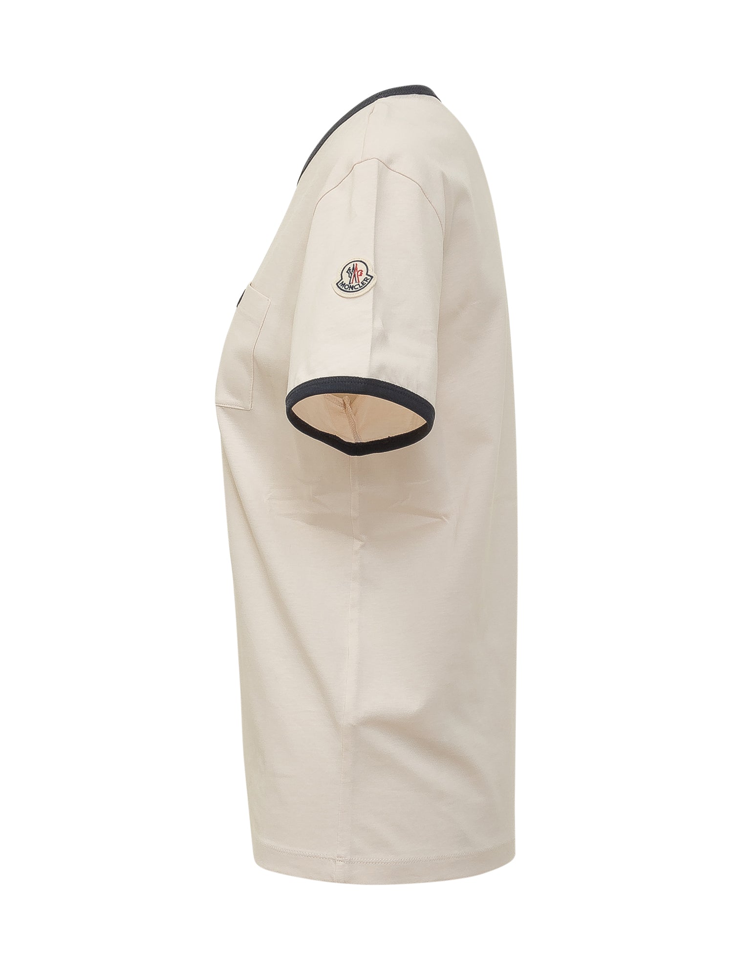 T-Shirt With Chest Pocket Moncler – Гарантія оригінальності – детальний вид