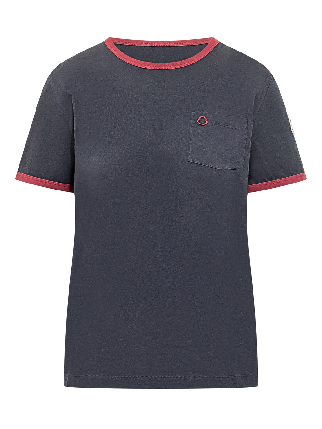 Short Sleeve T-Shirt With Chest Pocket Moncler – Гарантія оригінальності – боковий вид