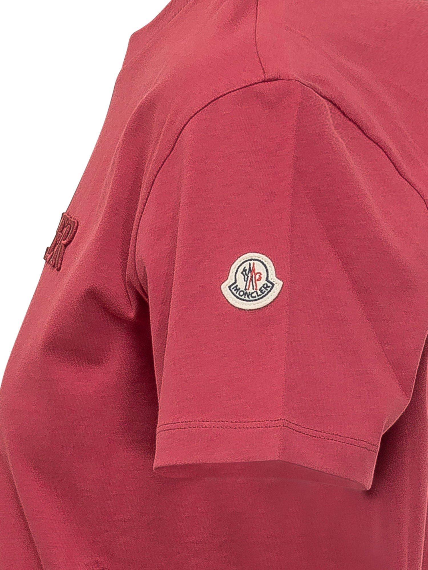 Оригінальна Short Sleeve T-Shirt With Embroidered Logo Moncler – детальний вид