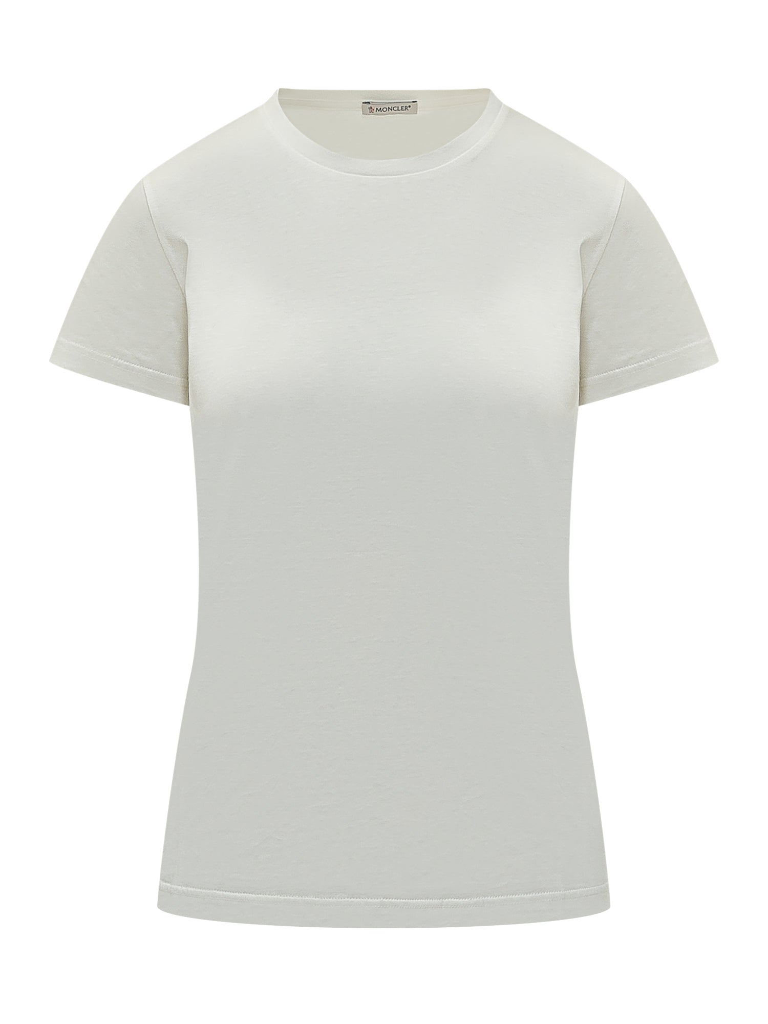 Оригінальна Short Sleeve Cotton T-Shirt Moncler – боковий вид