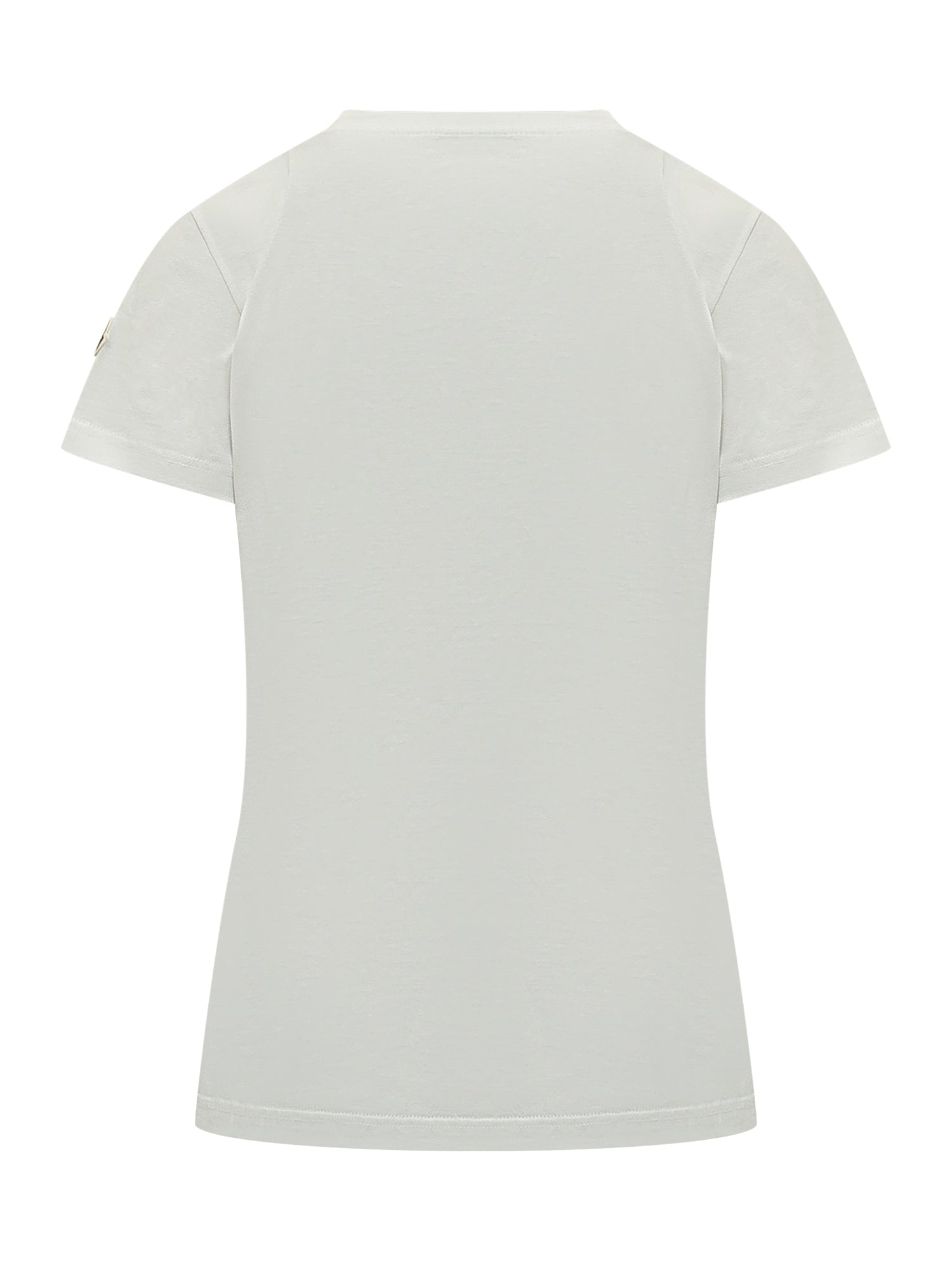 Оригінальна Short Sleeve Cotton T-Shirt Moncler – вид ззаду