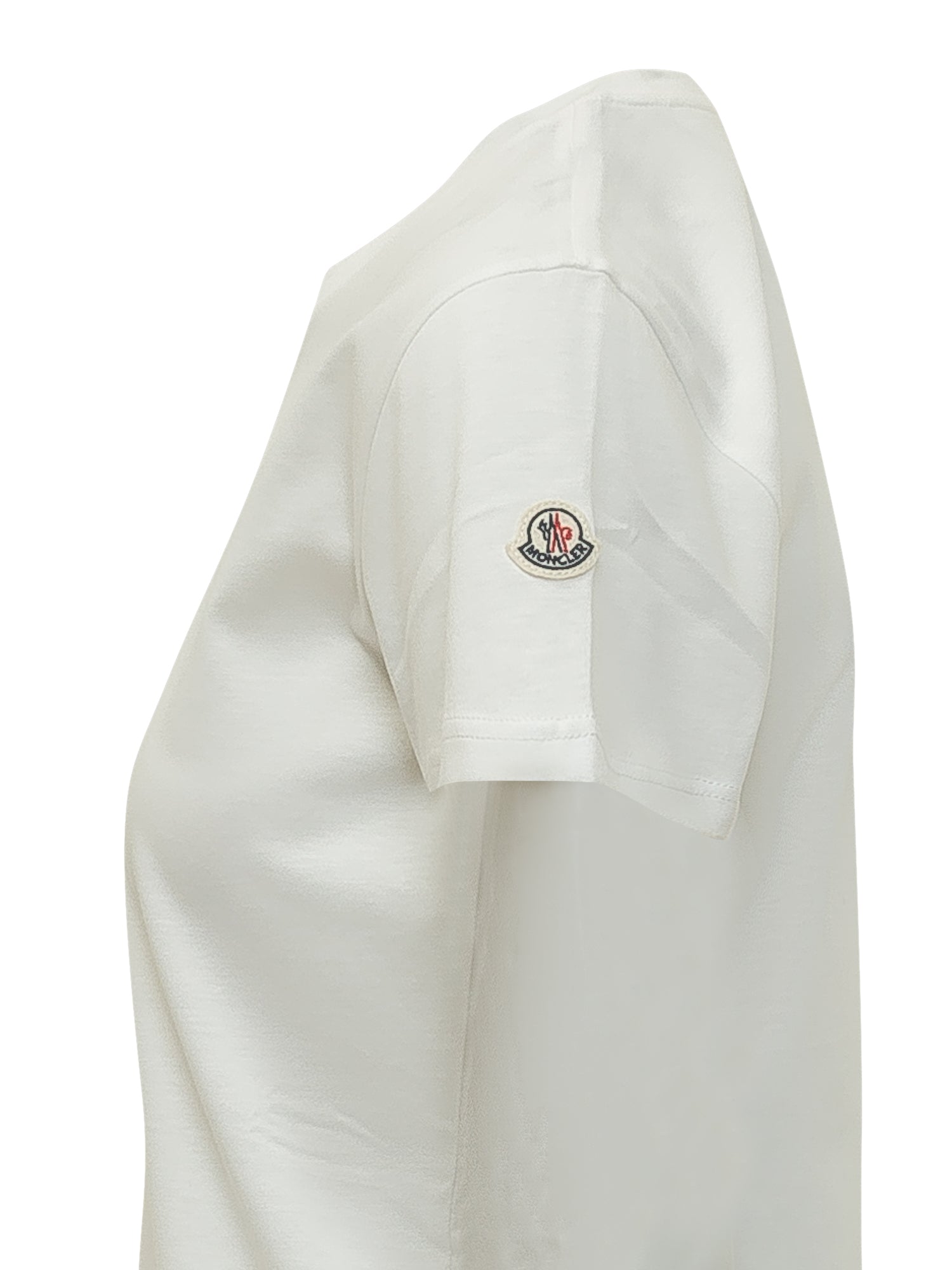 Оригінальна Short Sleeve Cotton T-Shirt Moncler – детальний вид