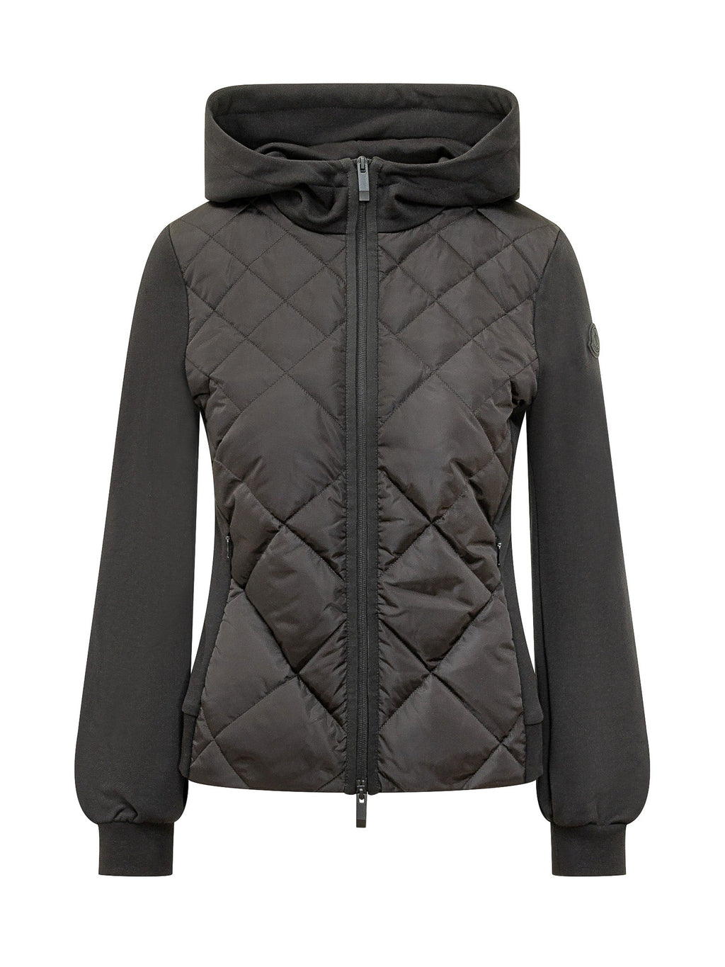 Quilted Zip-Up Hoodie Moncler – Гарантія оригінальності – боковий вид
