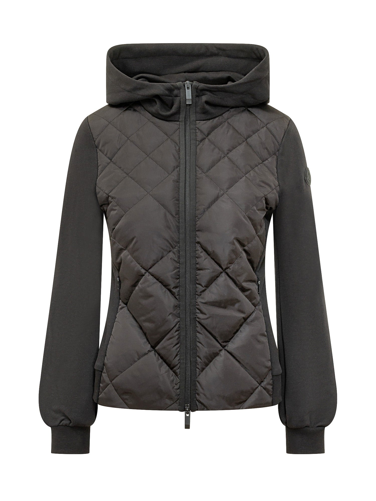 Quilted Zip-Up Hoodie Moncler – Гарантія оригінальності – боковий вид