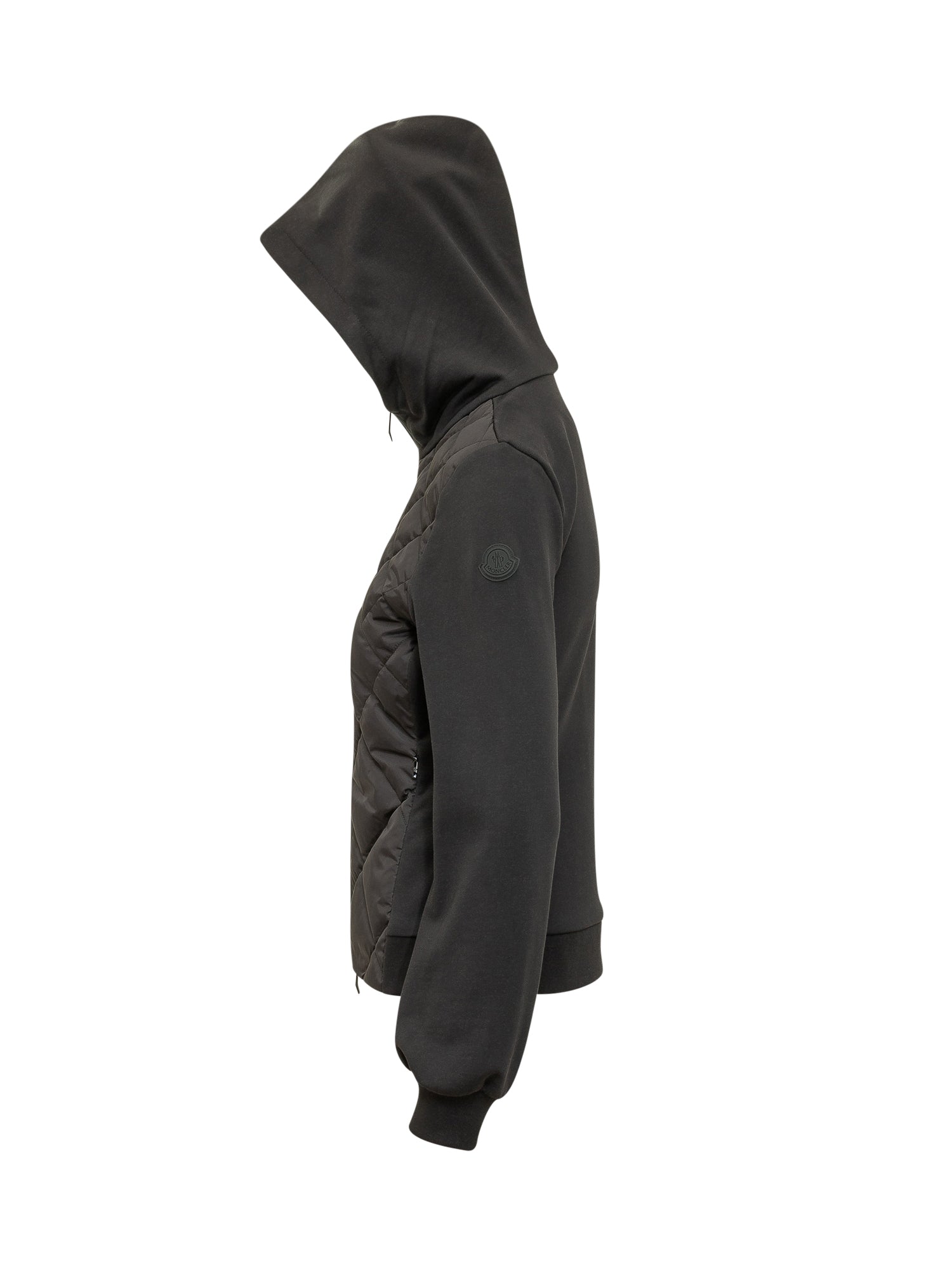 Quilted Zip-Up Hoodie Moncler – Гарантія оригінальності – детальний вид