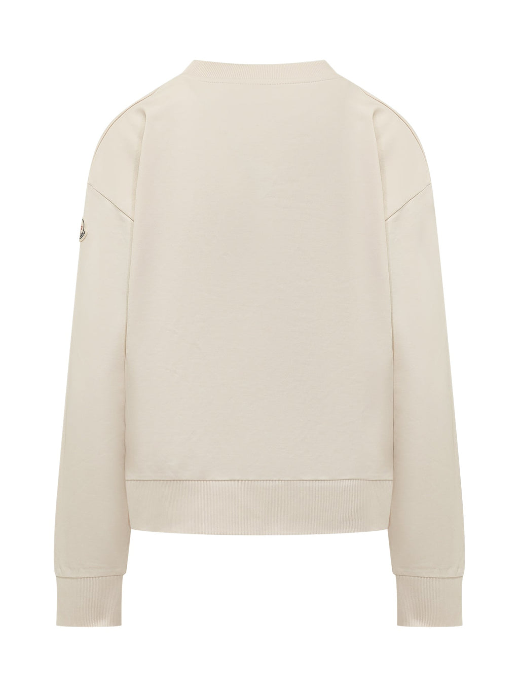 Crewneck Sweatshirt With Front Embroidery Moncler оригінал – Купити в Україні – вид ззаду