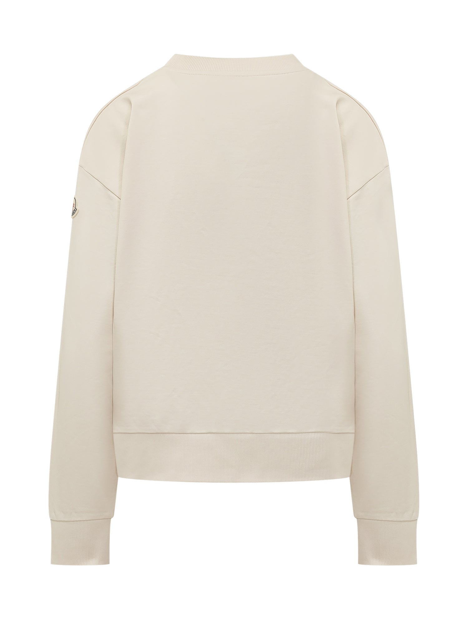 Crewneck Sweatshirt With Front Embroidery Moncler оригінал – Купити в Україні – вид ззаду