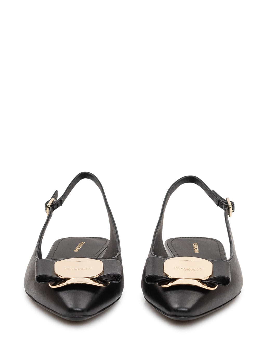 Zelmy Slingback Flat With Bow And Pointed Toe Salvatore ferragamo оригінал – Купити в Україні – вид ззаду