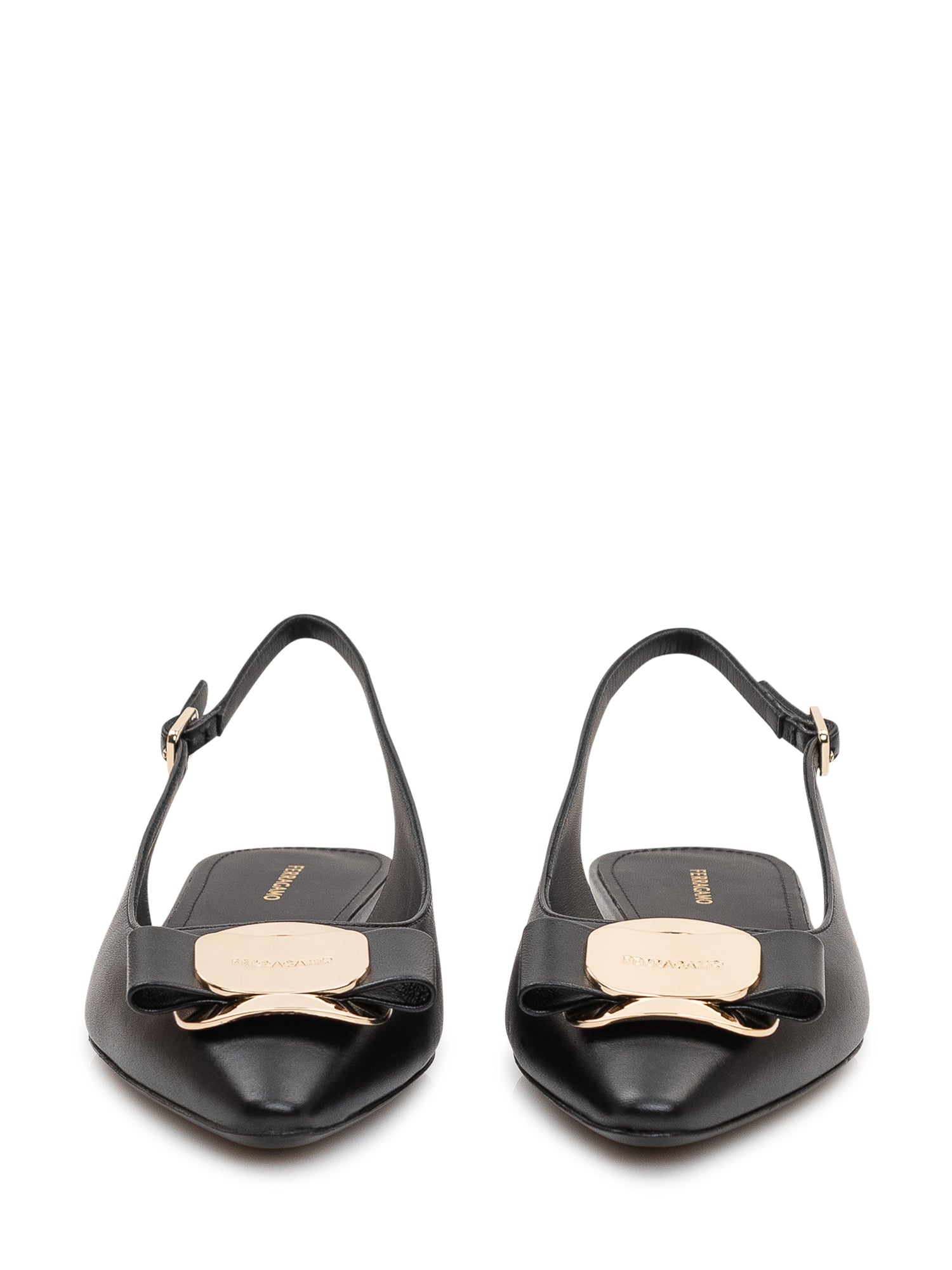 Zelmy Slingback Flat With Bow And Pointed Toe Salvatore ferragamo оригінал – Купити в Україні – вид ззаду
