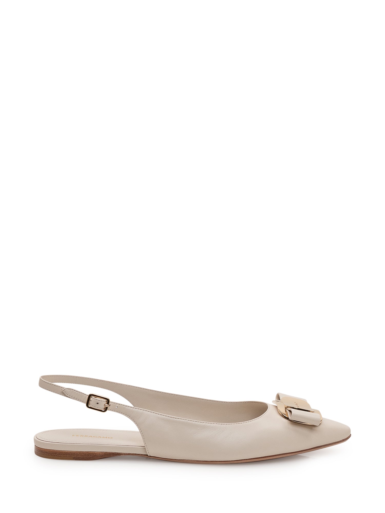 Zelmy Slingback Flat With Bow And Pointed Toe Salvatore ferragamo оригінал – Купити в Україні – боковий вид