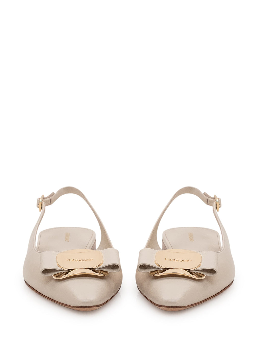 Zelmy Slingback Flat With Bow And Pointed Toe Salvatore ferragamo оригінал – Купити в Україні – вид ззаду