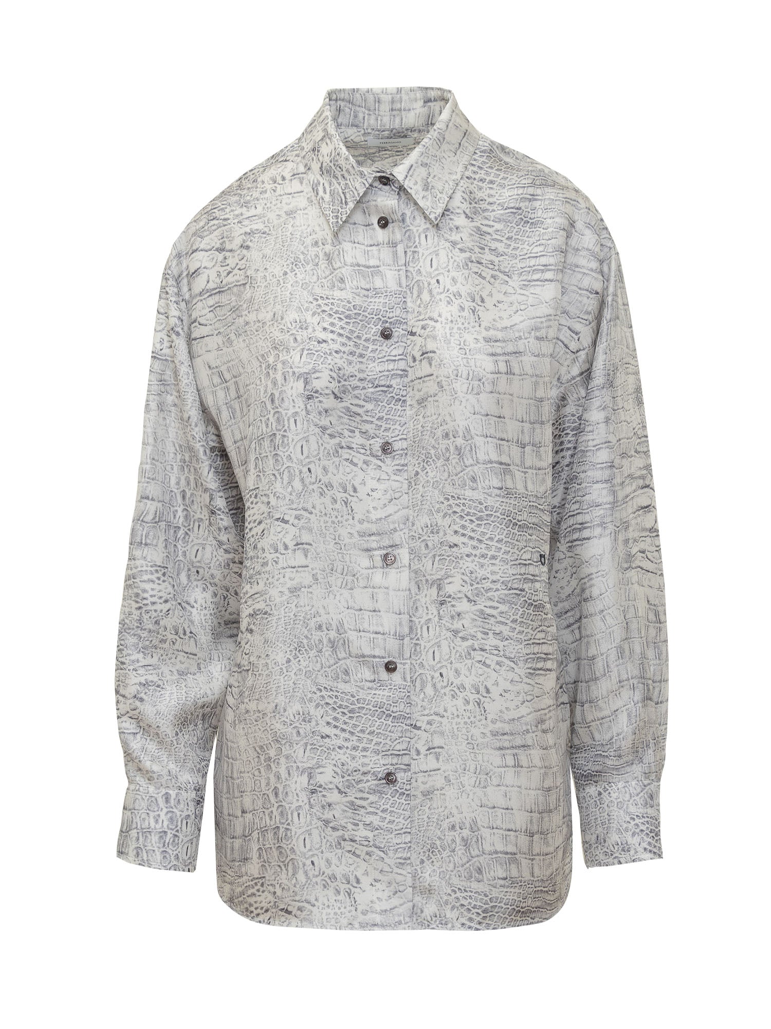 Оригінальна Animalier Pattern Shirt Salvatore ferragamo – боковий вид