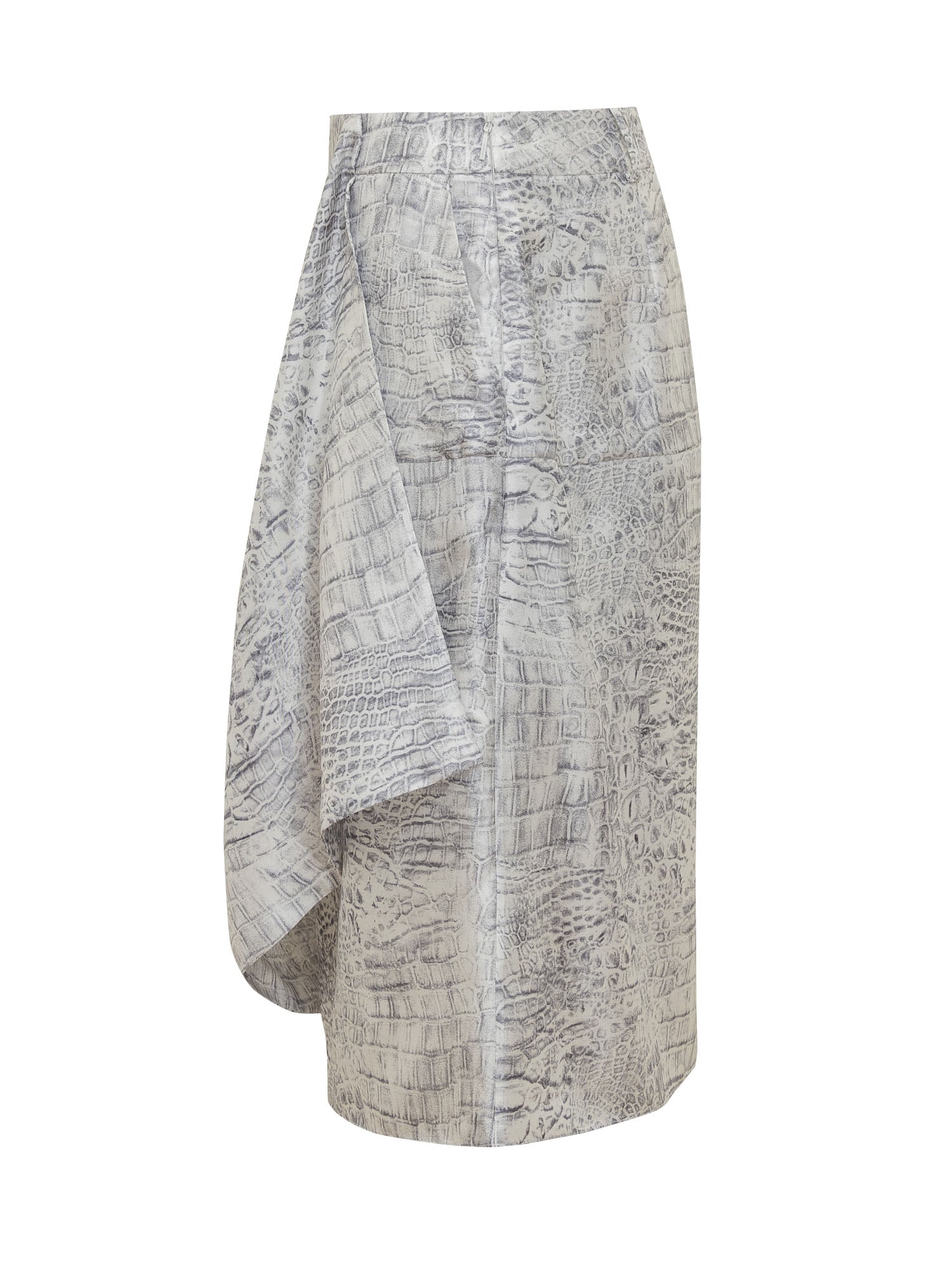 Оригінальна Draped Skirt With Animalier Pattern Salvatore ferragamo – детальний вид