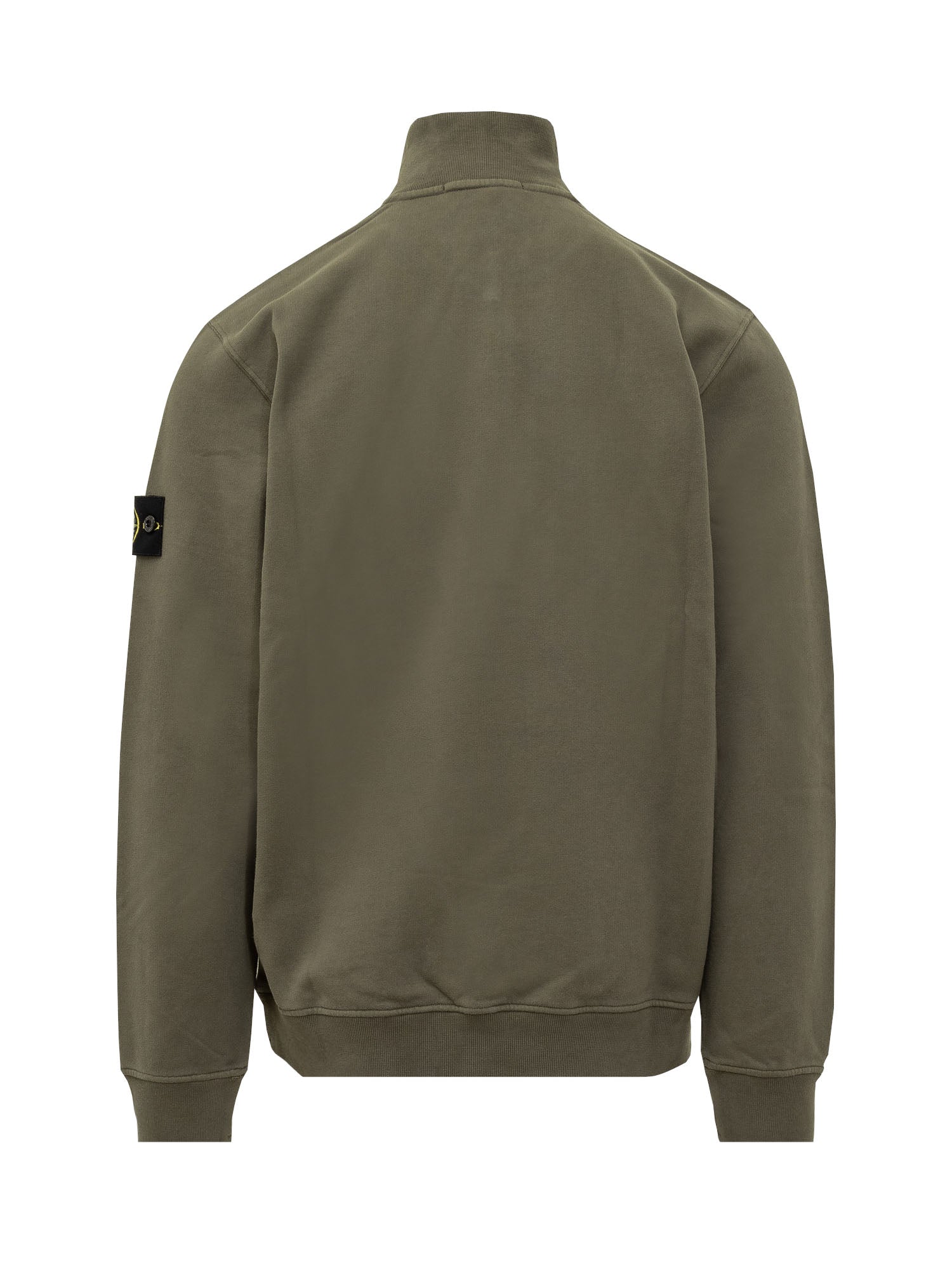 Half-Zip High-Neck Sweatshirt Stone island оригінал – Купити в Україні – вид ззаду