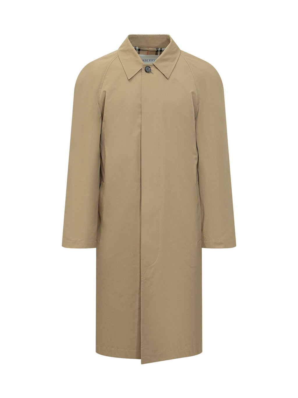 Parkbury Long Trench Coat With Collar Burberry оригінал – Купити в Україні – боковий вид