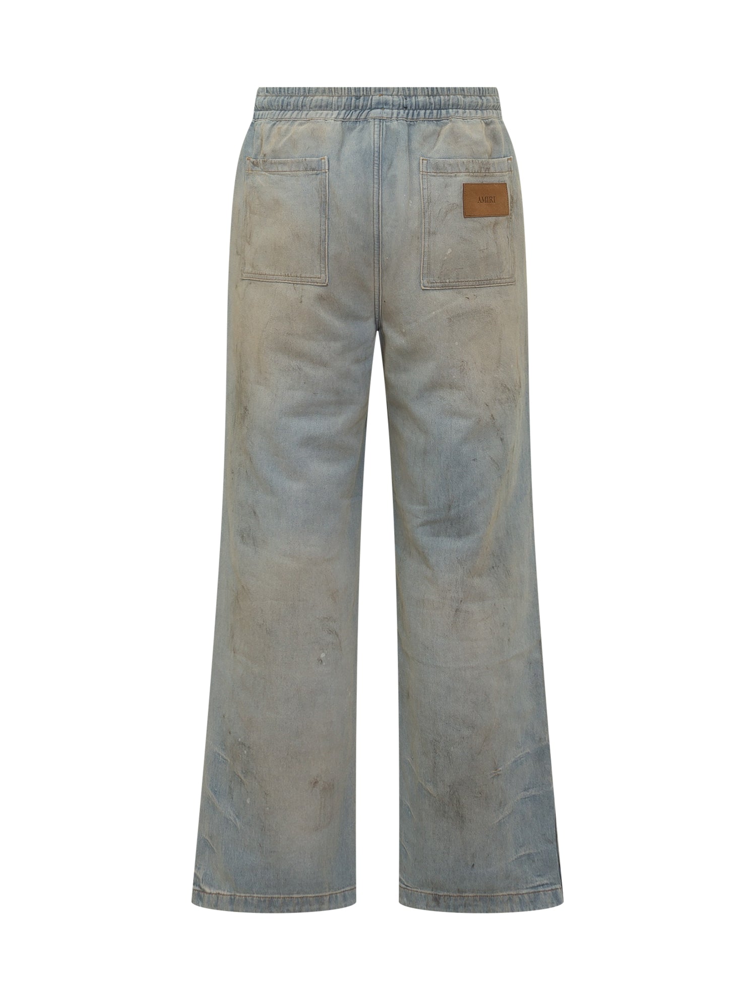 Оригінальна Relaxed Baggy Jeans With Elasticated Wais Amiri – вид ззаду