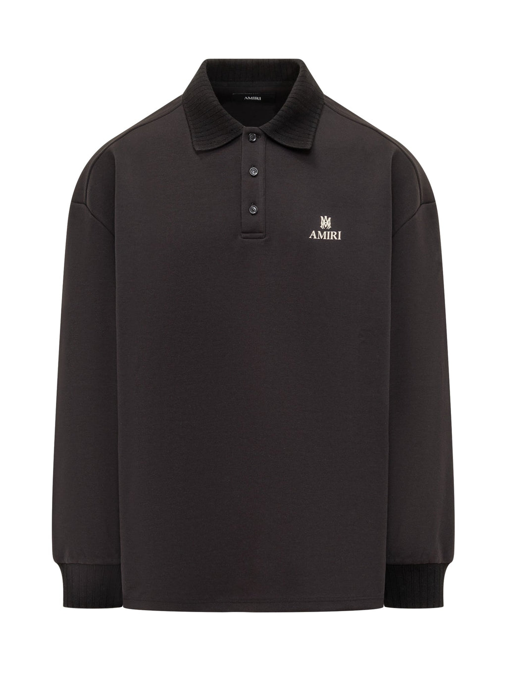 Oversized Embroidered Polo Amiri оригінал – Купити в Україні – боковий вид