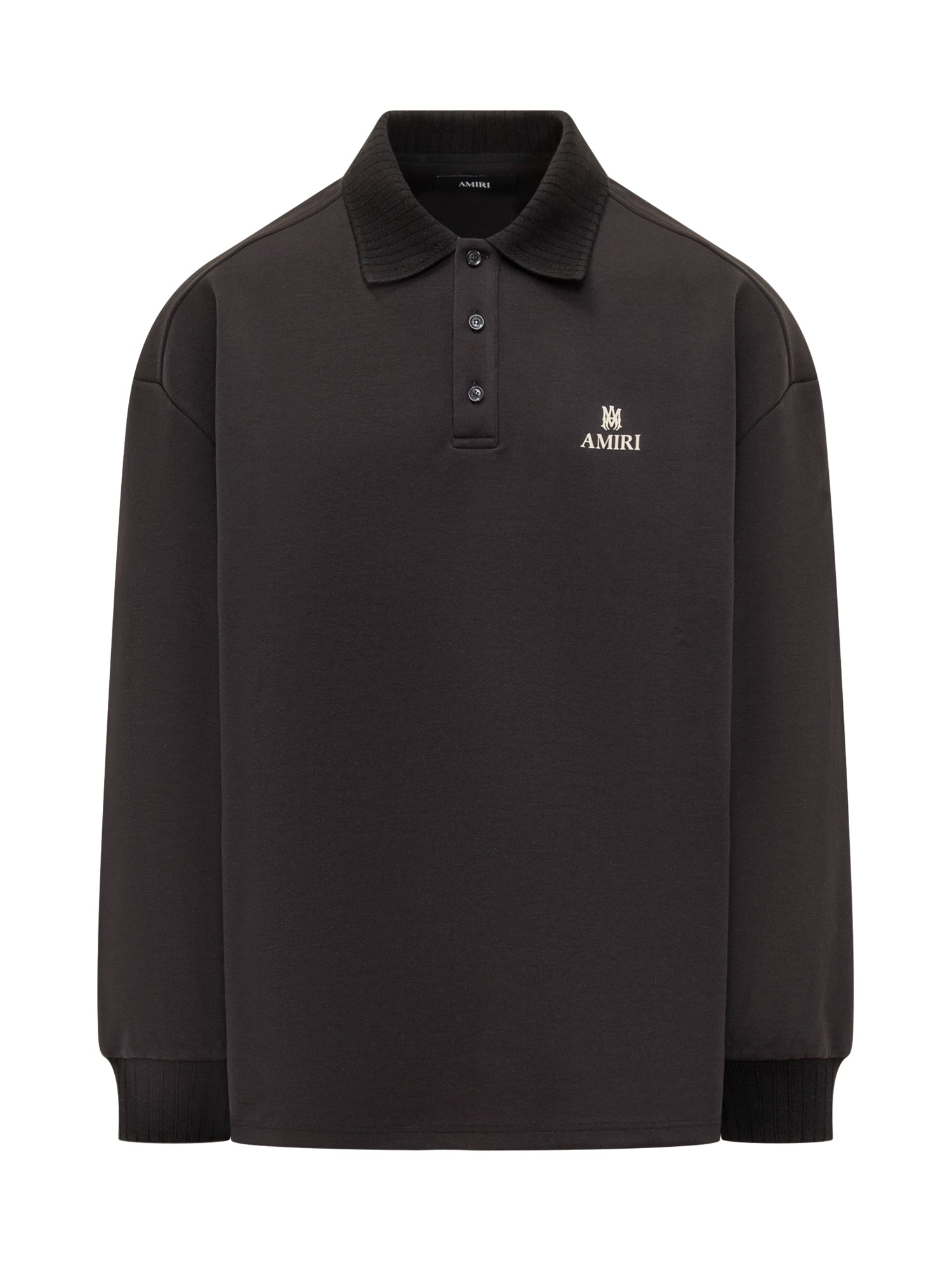 Oversized Embroidered Polo Amiri оригінал – Купити в Україні – боковий вид