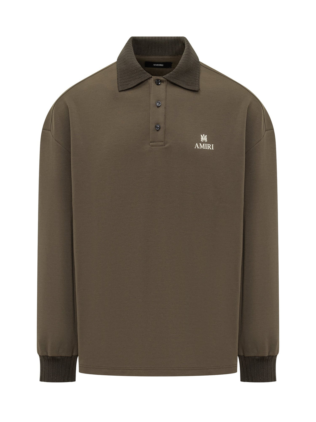 Oversized Embroidered Polo Amiri оригінал – Купити в Україні – боковий вид